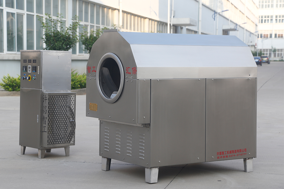 k8凯发机械中型炒货机实拍图