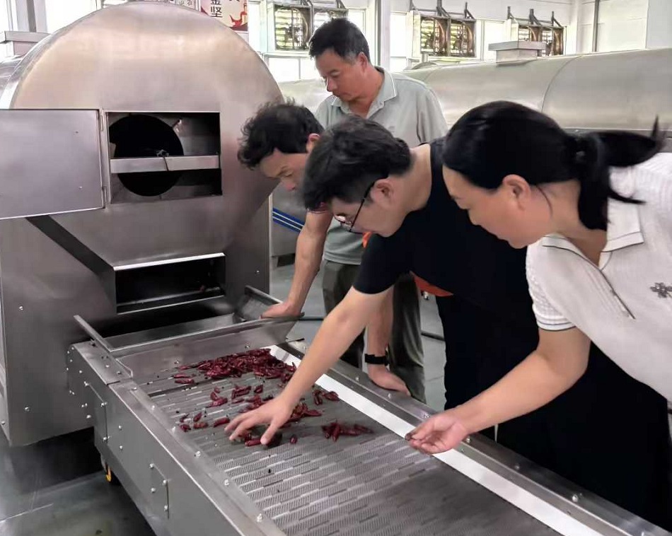 k8凯发流水线电磁炒货机