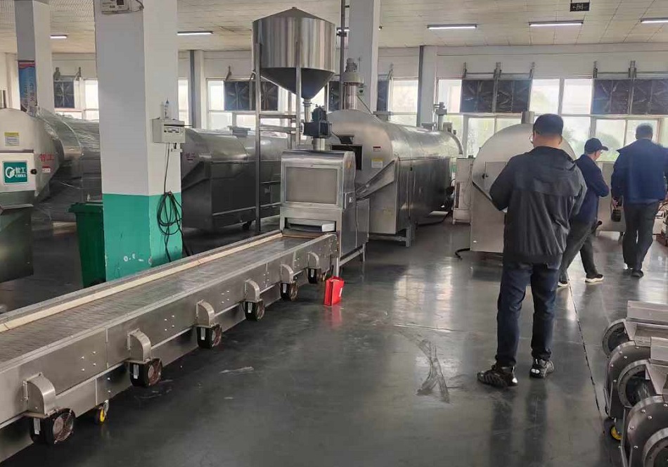 k8凯发流水线电磁炒货机